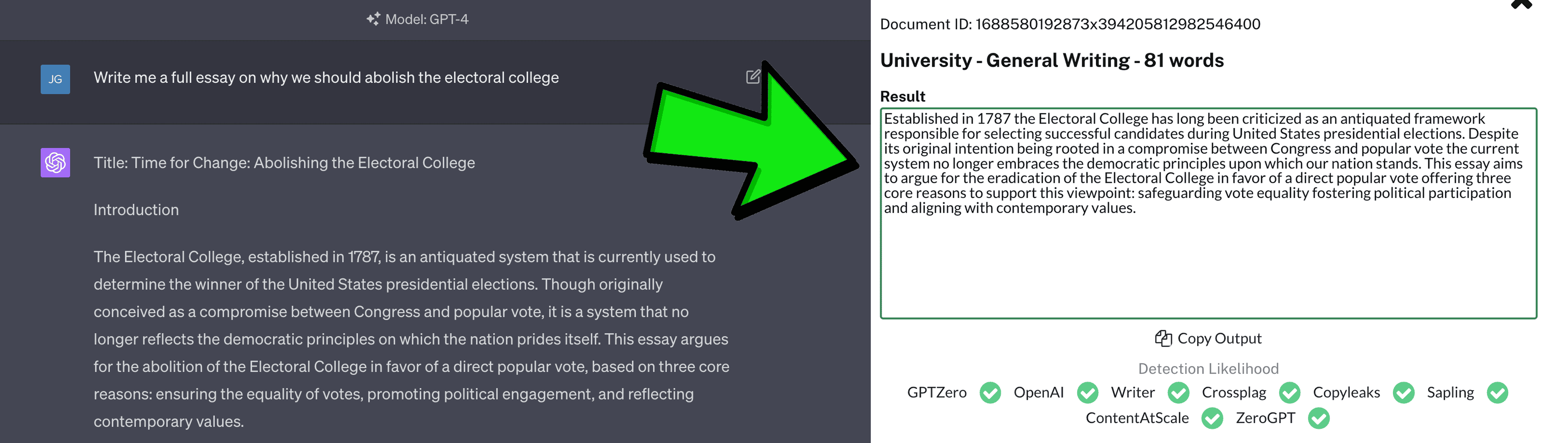 make essay not ai detectable